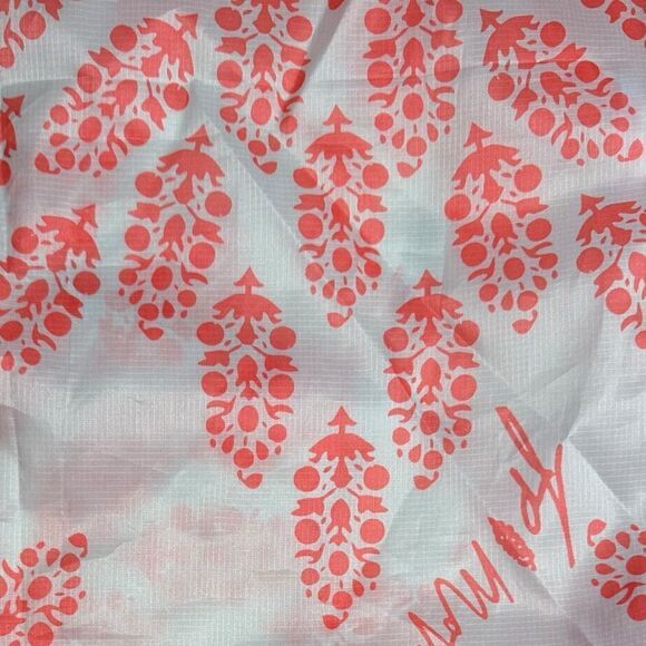 Free People Movement Orange Coral Nylon Reusable Market Bag Grocery Tote - Picture 4 of 6